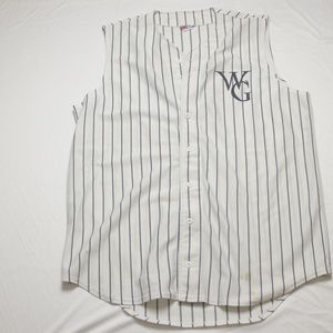 Sleeveless Baseball Jersey